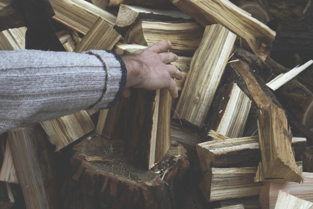Pile of cut wood, metaphor for tactics