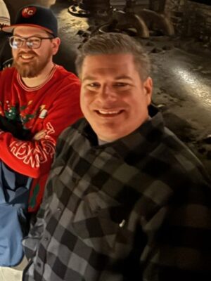 Nick and Corey at a VOLTAGE holiday outing